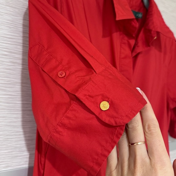 Ralph Lauren Red Dress In Size 2 - Picture 8 of 13